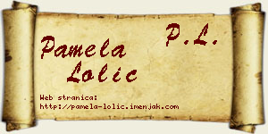 Pamela Lolić vizit kartica